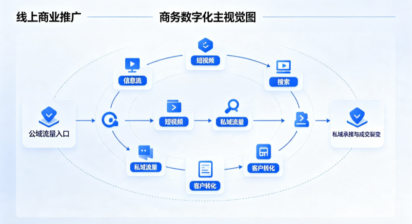 大余县线上商业推广怎么做？全域流量闭环搭建与低成本转化实战指南